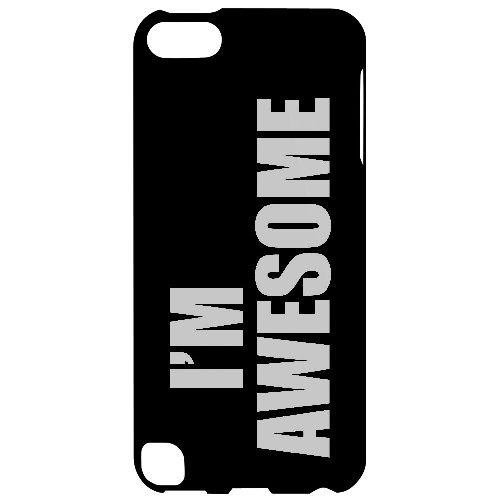 Awesome - Geeks Designer Line Humor Series Hard Case for Apple iPod Touch 5
