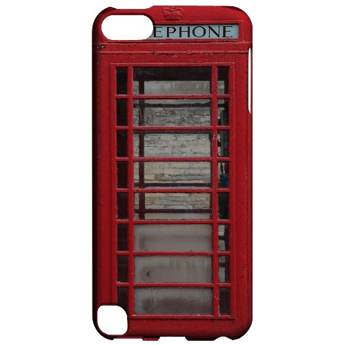 English Telephone Booth - Geeks Designer Line Humor Series Hard Case for Apple iPod Touch 5
