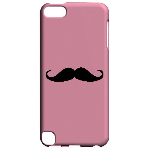 Mustache Pink - Geeks Designer Line Humor Series Hard Case for Apple iPod Touch 5