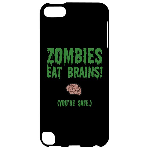 Zombies Eat Brains - Geeks Designer Line Apocalyptic Series Hard Case for Apple iPod Touch 5