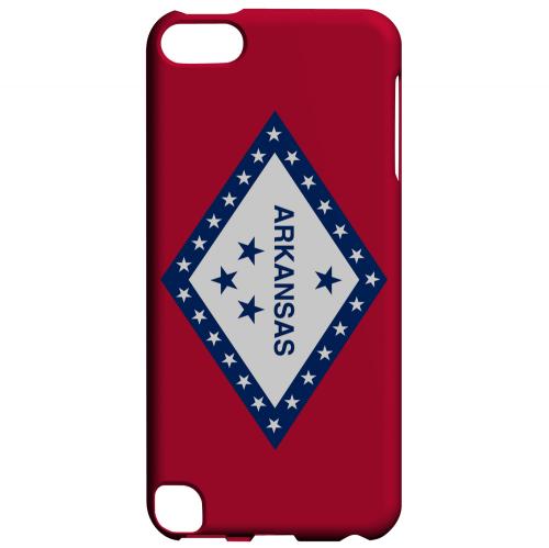 Arkansas - Geeks Designer Line Flag Series Hard Back Case for Apple iPod Touch 5