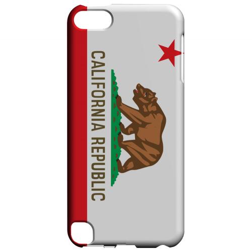 California - Geeks Designer Line Flag Series Hard Back Case for Apple iPod Touch 5