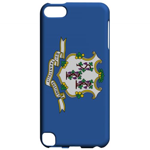 Connecticut - Geeks Designer Line Flag Series Hard Back Case for Apple iPod Touch 5