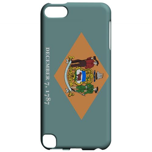 Delaware - Geeks Designer Line Flag Series Hard Back Case for Apple iPod Touch 5