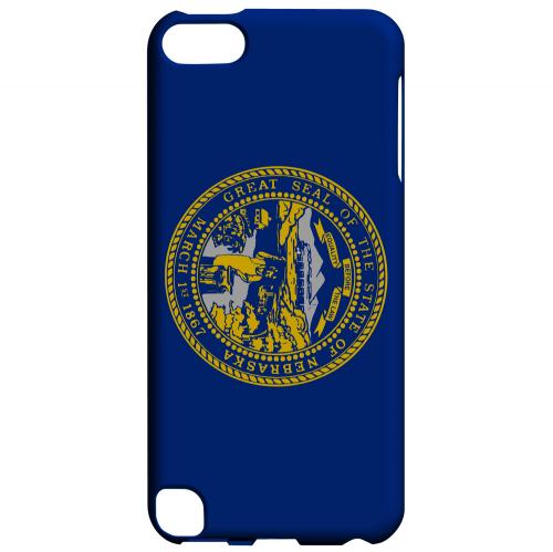 Nebraska - Geeks Designer Line Flag Series Hard Back Case for Apple iPod Touch 5