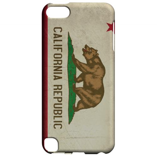 Grunge California - Geeks Designer Line Flag Series Hard Case for Apple iPod Touch 5