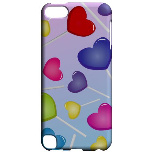Geeks Designer Line (GDL) Slim Hard Case for Apple iPod Touch 5 - Assorted Heart Lollipops Geeks Designer Line (GDL) Slim Hard Case for Apple iPod Touch 5 - Assorted Heart Lollipops