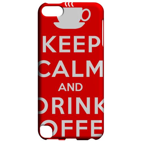 Geeks Designer Line (GDL) Slim Hard Case for Apple iPod Touch 5 - Red Drink Coffee Geeks Designer Line (GDL) Slim Hard Case for Apple iPod Touch 5 - Red Drink Coffee