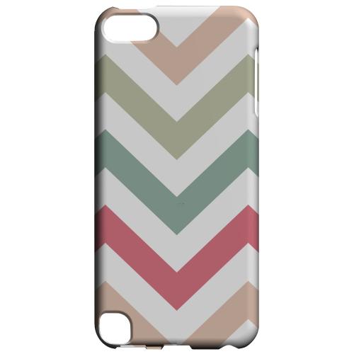 Geeks Designer Line (GDL) Slim Hard Case for Apple iPod Touch 5 - Green/ Red on White