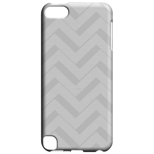 Geeks Designer Line (GDL) Slim Hard Case for Apple iPod Touch 5 - Light Gray/ White 3D
