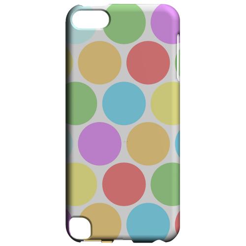 Geeks Designer Line (GDL) Slim Hard Case for Apple iPod Touch 5 - Big & Rainbow on White