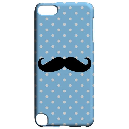 Geeks Designer Line (GDL) Slim Hard Case for Apple iPod Touch 5 - Stache on Sky Blue Geeks Designer Line (GDL) Slim Hard Case for Apple iPod Touch 5 - Stache on Sky Blue