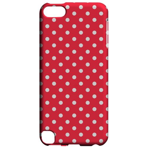 Geeks Designer Line (GDL) Slim Hard Case for Apple iPod Touch 5 - White Dots on Red Geeks Designer Line (GDL) Slim Hard Case for Apple iPod Touch 5 - White Dots on Red