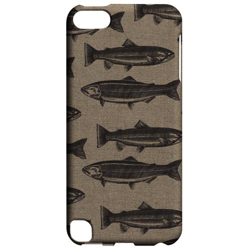Geeks Designer Line (GDL) Slim Hard Case for Apple iPod Touch 5 - Vintage Salmon & Trout Print Geeks Designer Line (GDL) Slim Hard Case for Apple iPod Touch 5 - Vintage Salmon & Trout Print