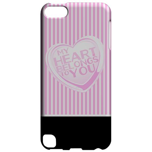 Geeks Designer Line (GDL) Slim Hard Case for Apple iPod Touch 5 - My Heart
