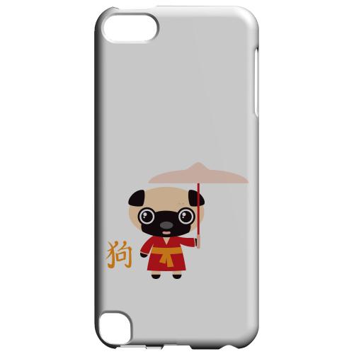 Geeks Designer Line (GDL) Slim Hard Case for Apple iPod Touch 5 - Dog on White