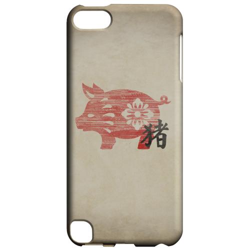 Geeks Designer Line (GDL) Slim Hard Case for Apple iPod Touch 5 - Grunge Pig