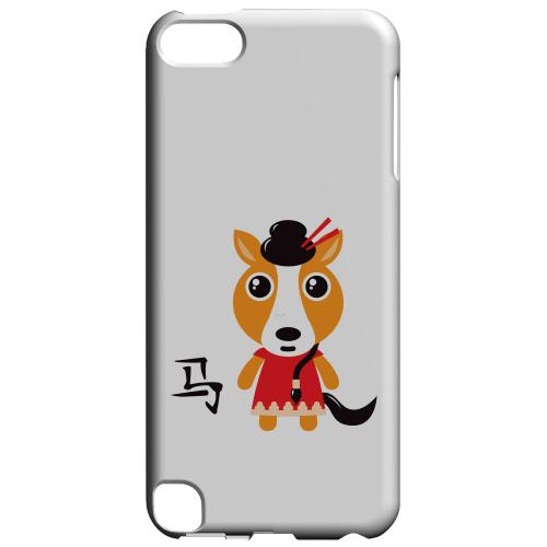 Geeks Designer Line (GDL) Slim Hard Case for Apple iPod Touch 5 - Horse on White Geeks Designer Line (GDL) Slim Hard Case for Apple iPod Touch 5 - Horse on White