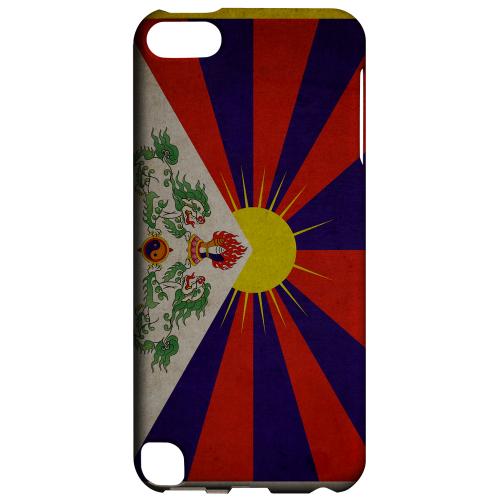Geeks Designer Line (GDL) Slim Hard Case for Apple iPod Touch 5 - Grunge Tibet