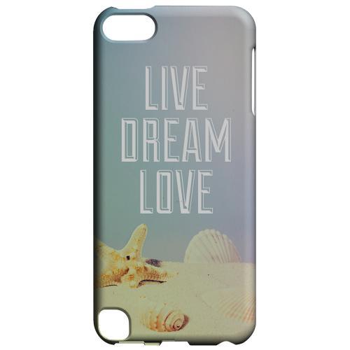 Geeks Designer Line (GDL) Slim Hard Case for Apple iPod Touch 5 - Live Dream Love Geeks Designer Line (GDL) Slim Hard Case for Apple iPod Touch 5 - Live Dream Love