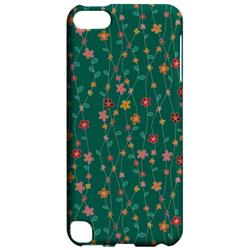 Geeks Designer Line (GDL) Slim Hard Case for Apple iPod Touch 5 - Flowers & Vines on Green Geeks Designer Line (GDL) Slim Hard Case for Apple iPod Touch 5 - Flowers & Vines on Green