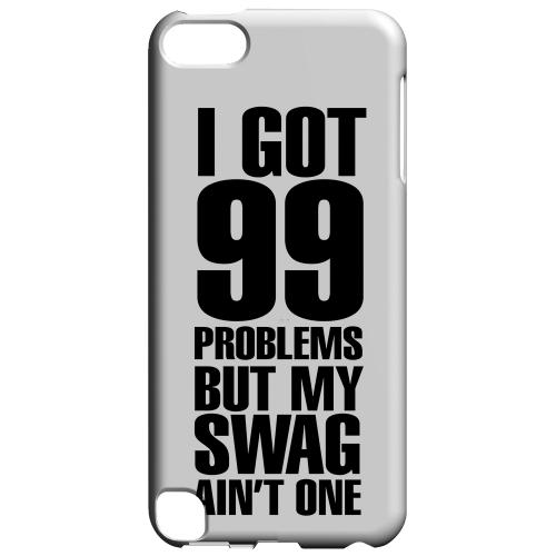Geeks Designer Line (GDL) Slim Hard Case for Apple iPod Touch 5 - 99 Problems on White