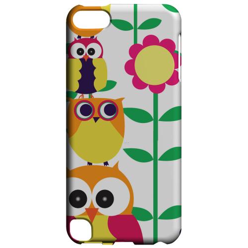 Geeks Designer Line (GDL) Slim Hard Case for Apple iPod Touch 5 - Colorful Owl Tower