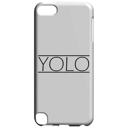 Geeks Designer Line (GDL) Slim Hard Case for Apple iPod Touch 5 - Modern YOLO