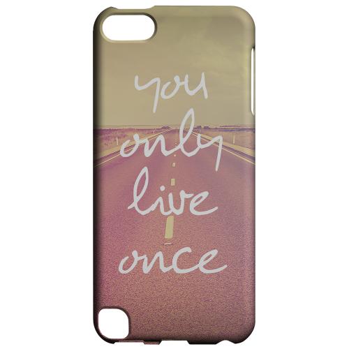 Geeks Designer Line (GDL) Slim Hard Case for Apple iPod Touch 5 - Open Road YOLO
