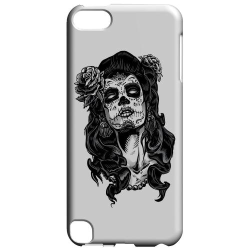 Geeks Designer Line (GDL) Slim Hard Case for Apple iPod Touch 5 - Day of the Dead Girl on White