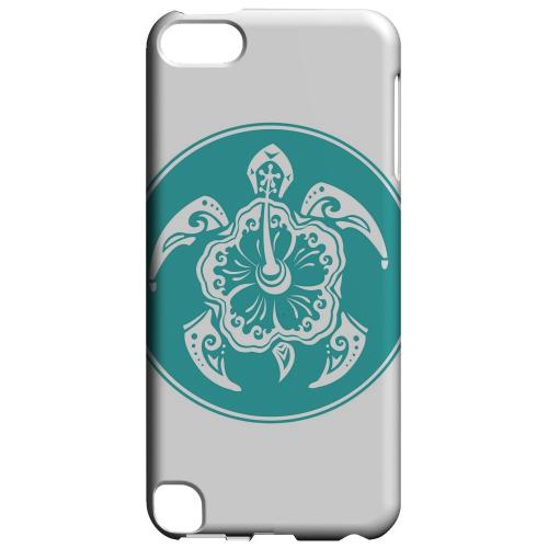 Geeks Designer Line (GDL) Slim Hard Case for Apple iPod Touch 5 - Aqua Island Turtle Solo