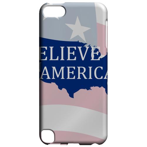 Geeks Designer Line (GDL) Slim Hard Case for Apple iPod Touch 5 - Believe in America Geeks Designer Line (GDL) Slim Hard Case for Apple iPod Touch 5 - Believe in America