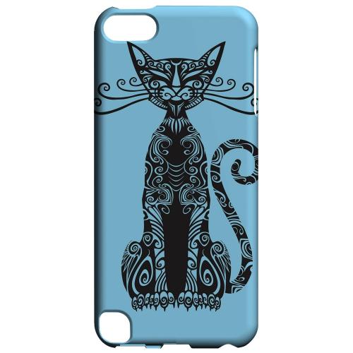 Geeks Designer Line (GDL) Slim Hard Case for Apple iPod Touch 5 - Kitty Nouveau on Light Blue Geeks Designer Line (GDL) Slim Hard Case for Apple iPod Touch 5 - Kitty Nouveau on Light Blue
