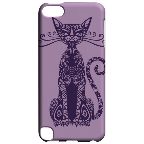 Geeks Designer Line (GDL) Slim Hard Case for Apple iPod Touch 5 - Kitty Nouveau on Purple Geeks Designer Line (GDL) Slim Hard Case for Apple iPod Touch 5 - Kitty Nouveau on Purple