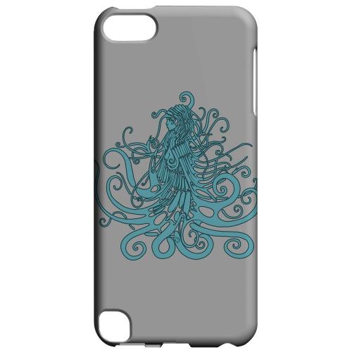 Geeks Designer Line (GDL) Slim Hard Case for Apple iPod Touch 5 - Aqua Medusa on White Geeks Designer Line (GDL) Slim Hard Case for Apple iPod Touch 5 - Aqua Medusa on White