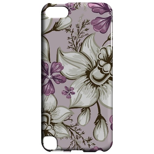 Geeks Designer Line (GDL) Slim Hard Case for Apple iPod Touch 5 - White and Violet Orchids Geeks Designer Line (GDL) Slim Hard Case for Apple iPod Touch 5 - White and Violet Orchids