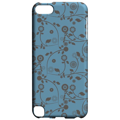 Geeks Designer Line (GDL) Slim Hard Case for Apple iPod Touch 5 - Floral 2 Dusk Blue Geeks Designer Line (GDL) Slim Hard Case for Apple iPod Touch 5 - Floral 2 Dusk Blue