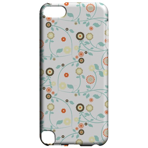Geeks Designer Line (GDL) Slim Hard Case for Apple iPod Touch 5 - Floral 2 Multi-colored