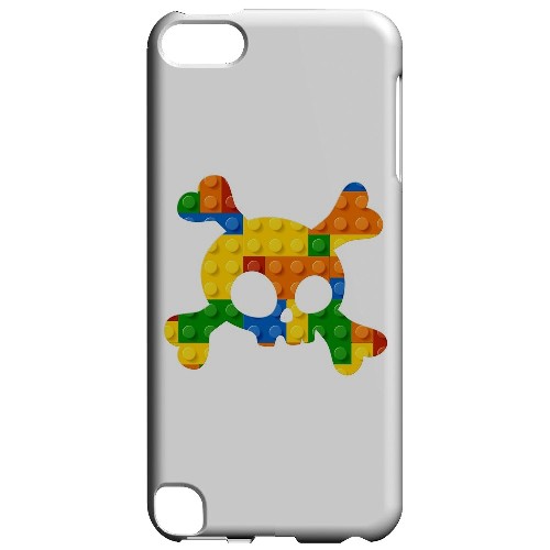 Geeks Designer Line (GDL) Slim Hard Case for Apple iPod Touch 5 - Blocks Crossbones