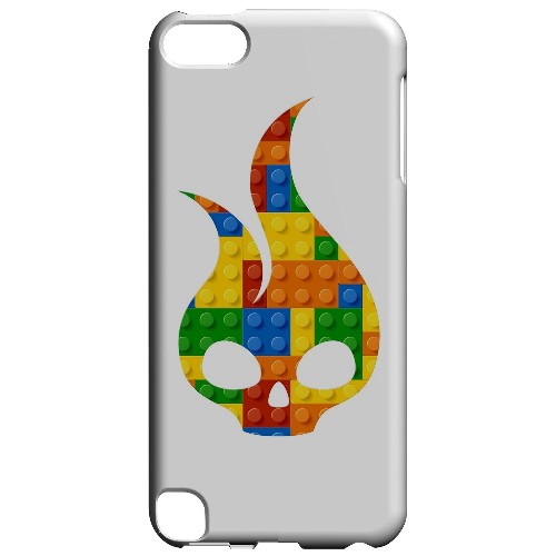 Geeks Designer Line (GDL) Slim Hard Case for Apple iPod Touch 5 - Blocks Flameskull Geeks Designer Line (GDL) Slim Hard Case for Apple iPod Touch 5 - Blocks Flameskull