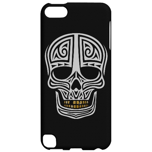 Geeks Designer Line (GDL) Slim Hard Case for Apple iPod Touch 5 - Rapero Muerto on Dark Mesh Dot