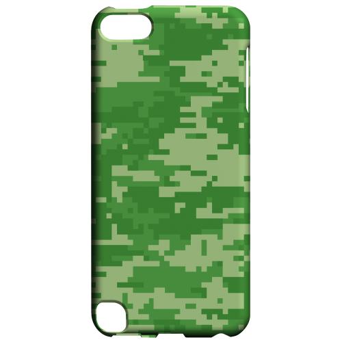 Geeks Designer Line (GDL) Slim Hard Case for Apple iPod Touch 5 - Green Digital Camouflage
