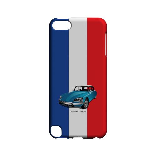 Citroen DS21 on Blue/ White/ Red - Geeks Designer Line Auto Series Hard Case for Apple iPod Touch 5