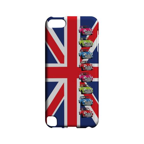 Multi Mini Coopers on Union Jack - Geeks Designer Line Auto Series Hard Case for Apple iPod Touch 5
