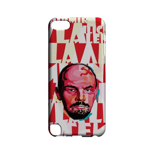 Lenin Complex on Red - Geeks Designer Line Revolutionary Series Hard Case for Apple iPod Touch 5