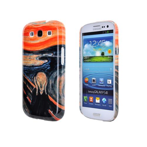 Geeks Designer Line (GDL) Samsung Galaxy S3 Edward Munch Matte Hard Back Cover - The Scream