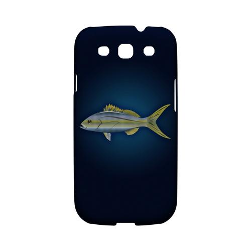 Geeks Designer Line (GDL) Fish Series Samsung Galaxy S3 Matte Hard Back Cover - Yellowtail