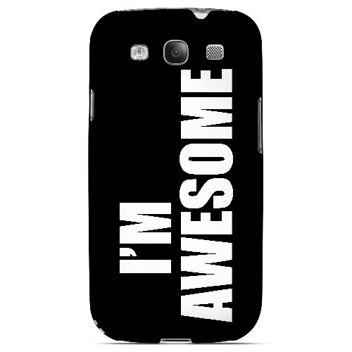 Awesome - Geeks Designer Line Humor Series Matte Case for Samsung Galaxy S3