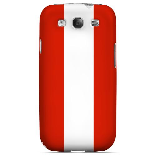 Austria Geeks Designer Line Flag Series Matte Hard Case for Samsung Galaxy S3