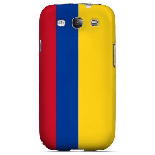 Colombia Geeks Designer Line Flag Series Matte Hard Case for Samsung Galaxy S3